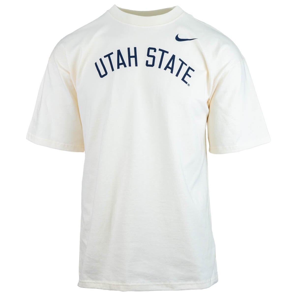 Men's nike utah state arched loose fit natural t-shirt
